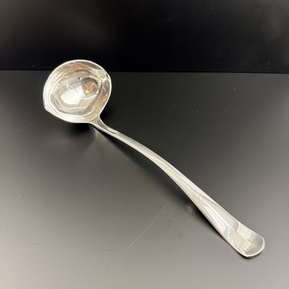 Vintage Gerity Silver Plate Ladle Georgian Style‎ Reproduction GS 48 Drop Hook
